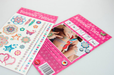 Einleger Temporäre Tattoos Sommer Tattoos