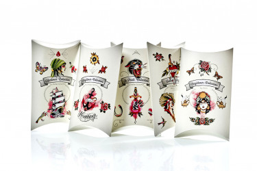 Kissenverpackung Temporäre Tattoos Harbour Collection