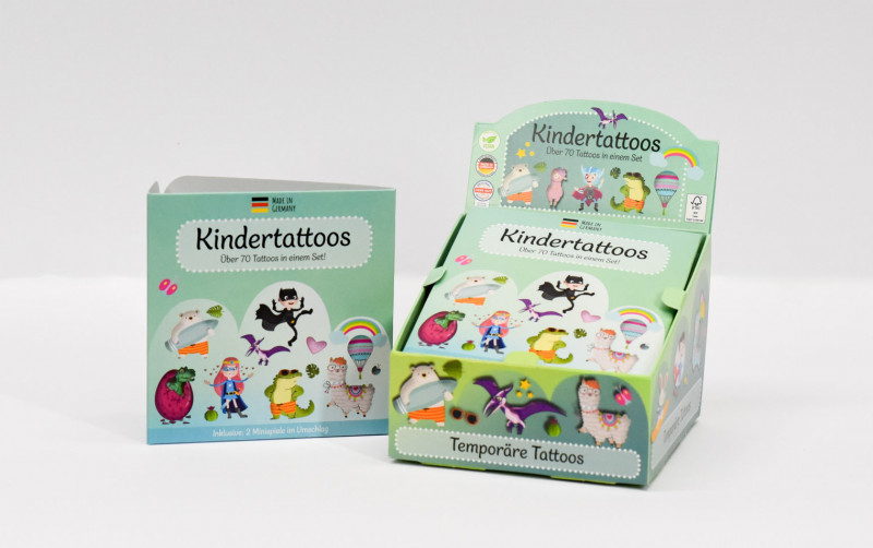 Display für Temporäre Tattoos