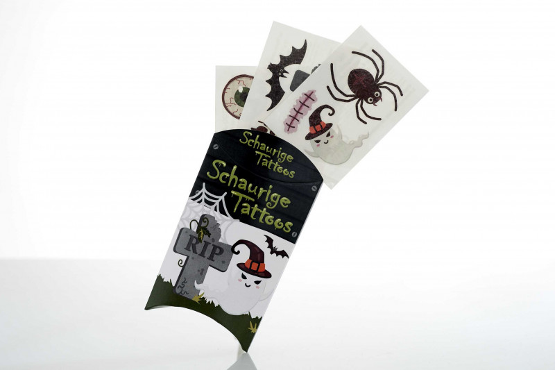 Kissenverpackung temporäre Tattoos