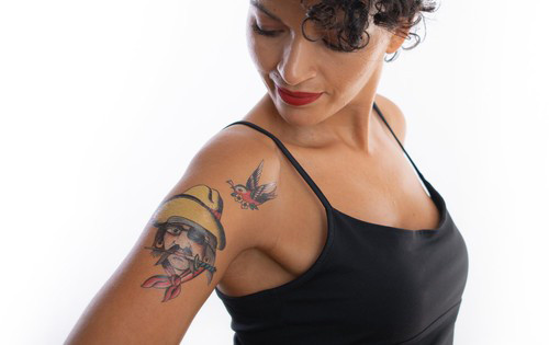 Farbtattoo temporäre Tattoos